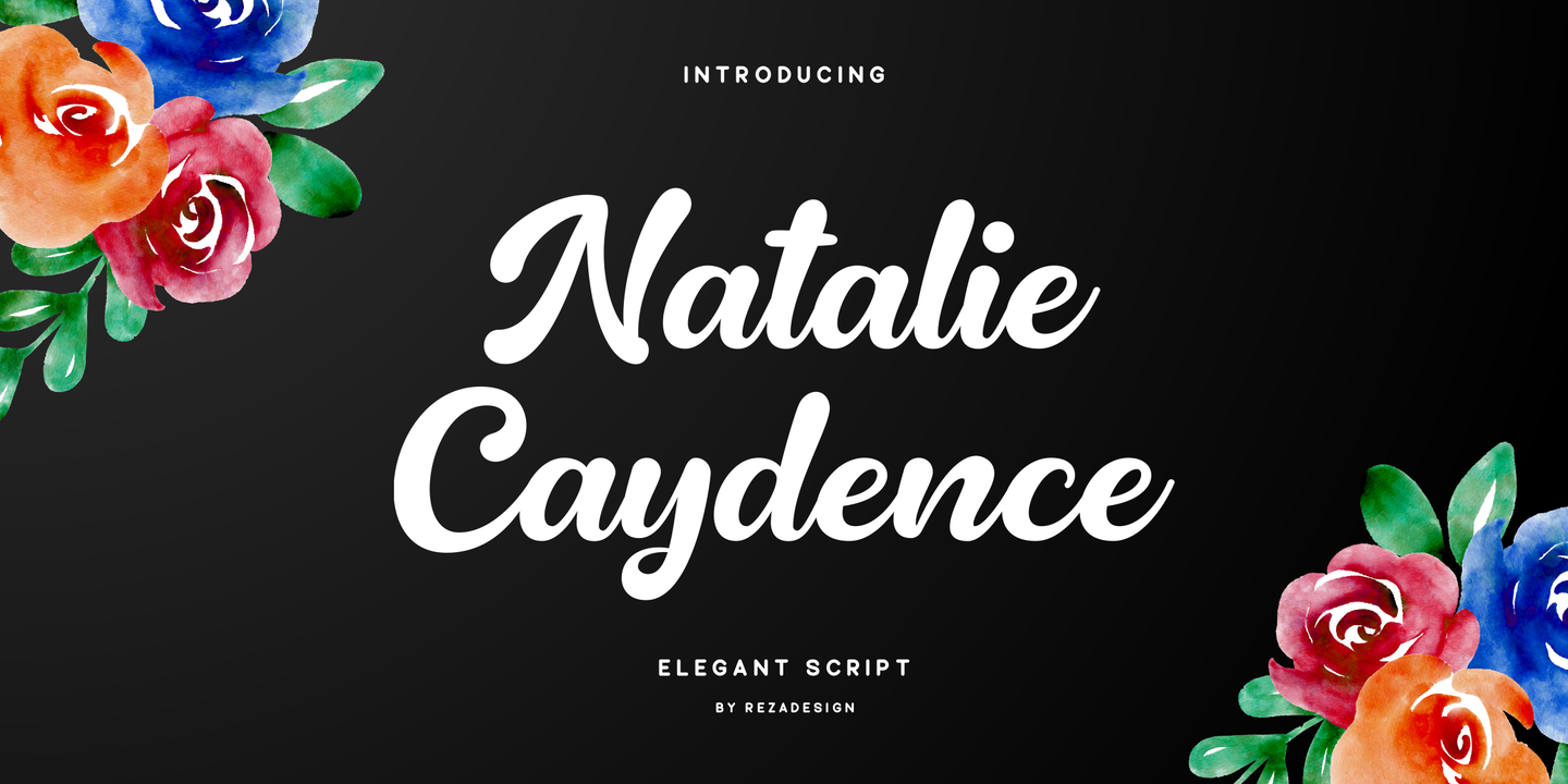 Font Natalie Caydence